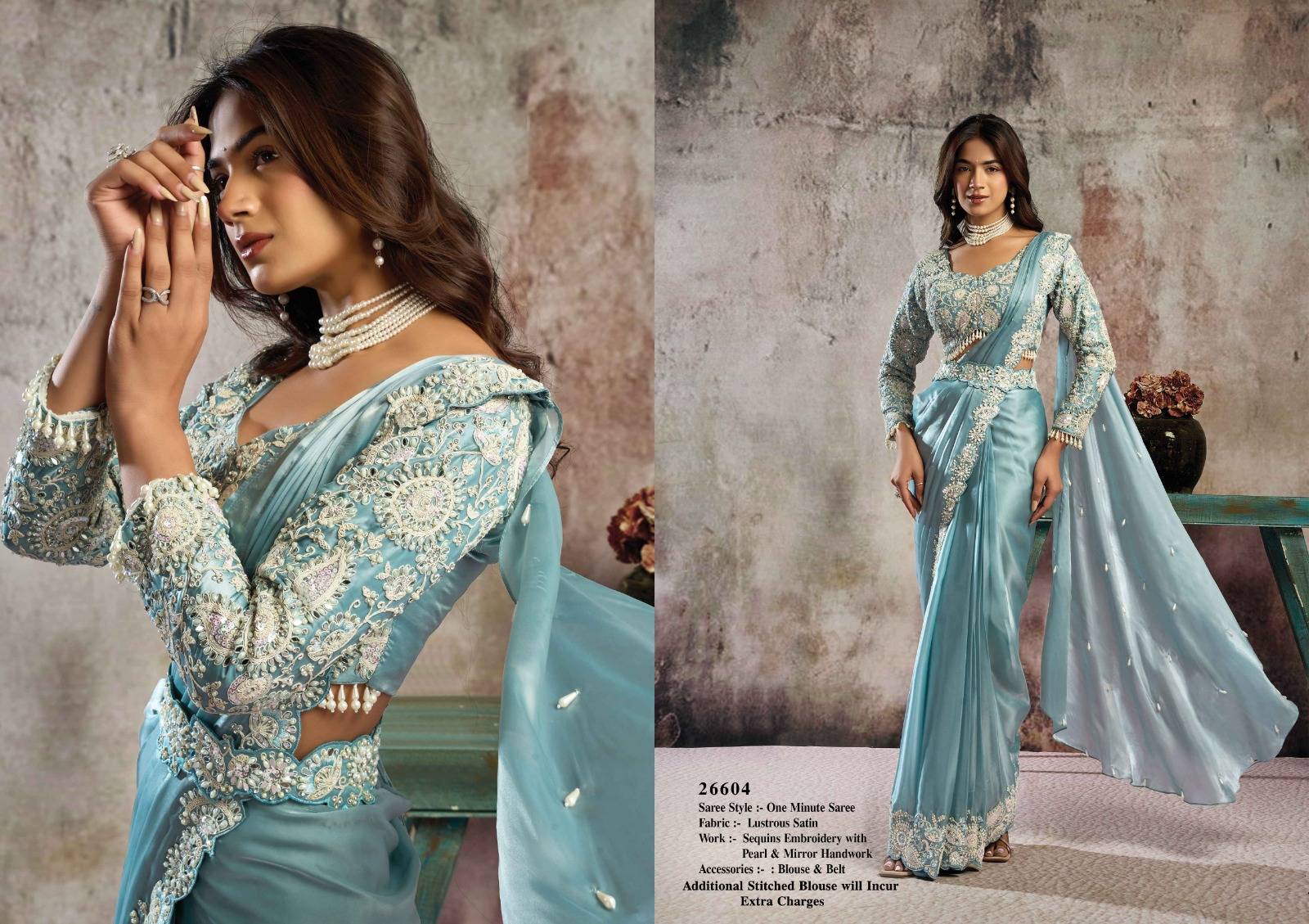 MOHMANTHAN SELENE by Mahotsav 26601 to 26616 Series Indian Traditional Bridal Wear Collection Beautiful Stylish Fancy Colorful Party Wear & Occasional Wear Silk Sarees At Wholesale Price